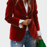 Coat in luxurious fabric