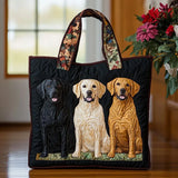 Handcrafted Bag - Three Labradors