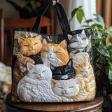 Sack Artisanal Matelassé - Sleeping Kittens