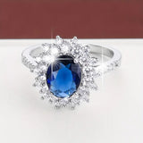 Vionne Sapphire Ring | White Gold