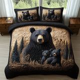 Padded Bed Set 3-Piece - Forest Animals