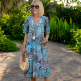 Iris – Lightweight flowing dress with a flattering effect
