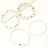 White Bead Bracelets