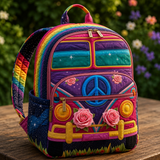 Boho Rucksack — Rainbow & Roses