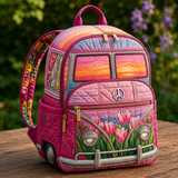 Boho Rucksack — Pink Sunset