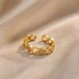 Adjustable Link Chain Ring Verona