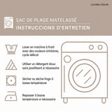 Sac de Plage Fait Main | Patch de Empreinte