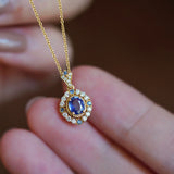Royal Celestial Pendant Necklace | Gold