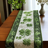 Padded Table Runner - Emerald Forest
