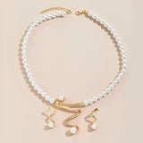 Natural Pearl Gift Set: Necklace and Earrings