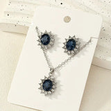 Katia Azuryn Jewellery Set | White Gold