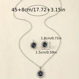 Katia Azuryn Jewellery Set | White Gold
