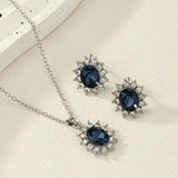 Katia Azuryn Jewellery Set | White Gold