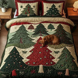 3-Piece Padded Bedding Set - Forest of Joy