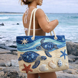 Handmade Beach Bag | Oceanic Escape of the Turtle