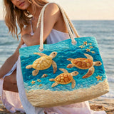 Sac de Plage Fait Main | Côte de Tortuga Dorada