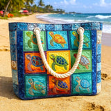 Sac de Plage Fait Main | Tortuga Tranquila
