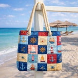Handmade Beach Bag | Marin Patchwork