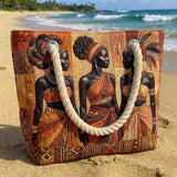 Sac de Plage Fait Main | Melanin Queens Glow