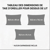 Housse de Coussin Matelassée - Champs de Fleurs