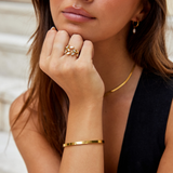 Gold Leaf Pattern Ring