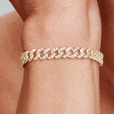 Cuban Pave Bracelet