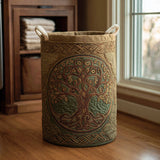 Life Tree | Handcrafted Laundry Basket