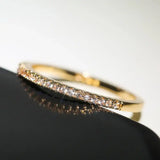 Elyse Minimalist Ring in Zirconia