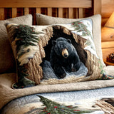 Housse de Coussin Matelassée - Tanière Festive