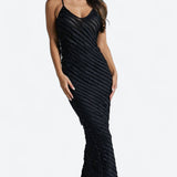 Solvi | Elegant Black Dress
