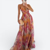 Éléonore | Long Floral Flowing Dress