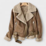 Catarina - Suede Aviator Jacket