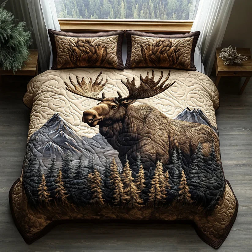 Padded Bed Set 3-Piece - Forest Animals