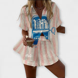 Ana - Summer Set Sardine Print