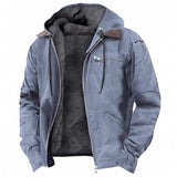 Isak™ | Warm Fleece-Lined Hooded Vintage Jacket