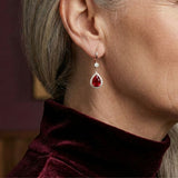 Ruby Drop Earrings