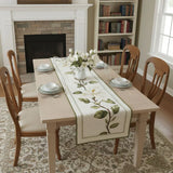 Padded Table Runner - Rustic Magnolia Blossom