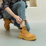 Nora - Women's genuine leather lace-up worker boot