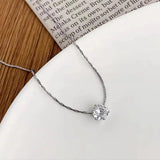 Delicate Solitaire Pendant