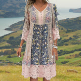 NAYA | BOHO LUXE FLUID MIDI DRESS