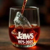 Whiskyglas Jaws in Form eines Hausschädels