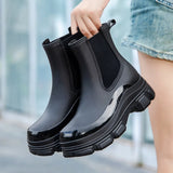 Women's Mid-Calf Platform Rain Boots – Ardelane