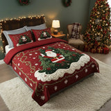 Padded Bedding Set 3 Pieces - Santa's Workshop