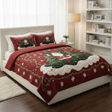 Padded Bedding Set 3 Pieces - Santa's Workshop