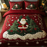 Padded Bedding Set 3 Pieces - Santa's Workshop