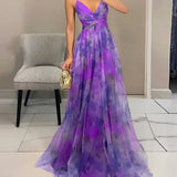 Éléonore | Long Floral Flowing Dress