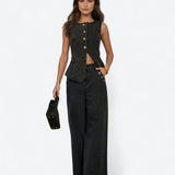 Felicia | Elegant Denim Set
