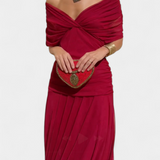 Alondra | Long Floral Dress with V-Neck