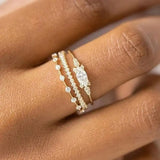 Mila Gold Ring Set