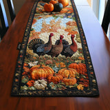 Padded Table Runner - Turkey Race